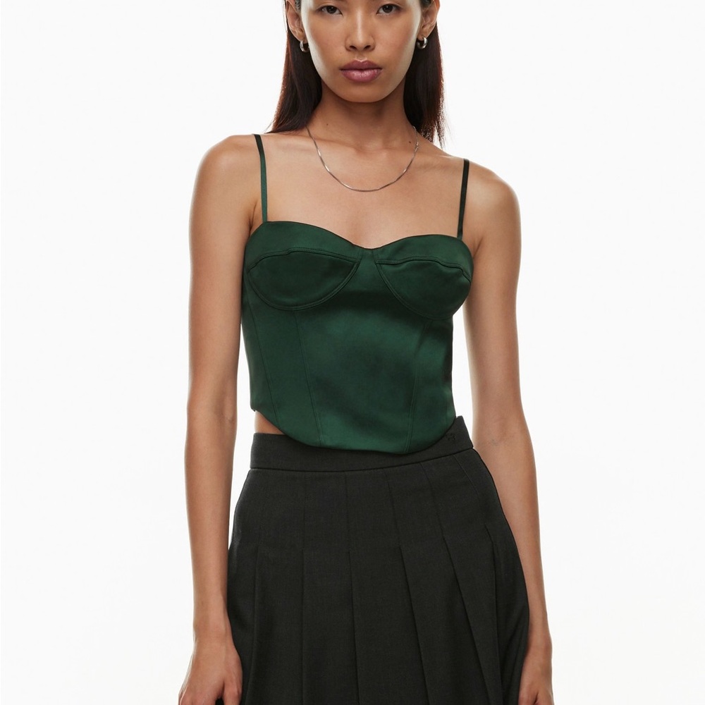Aritzia Minx Bustier in Green XS